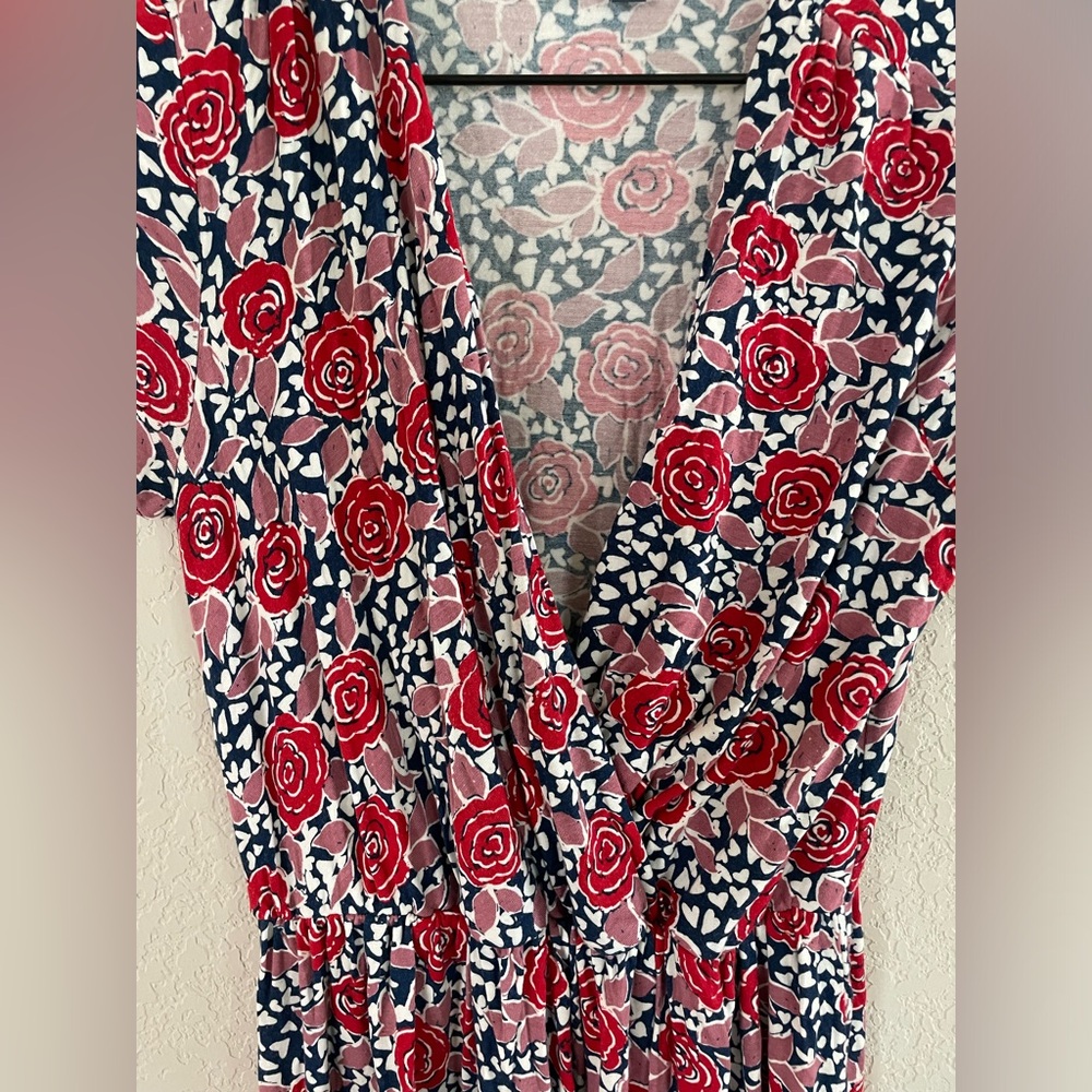 Modcloth Long Midi Floral Dress - Picture 2 of 5